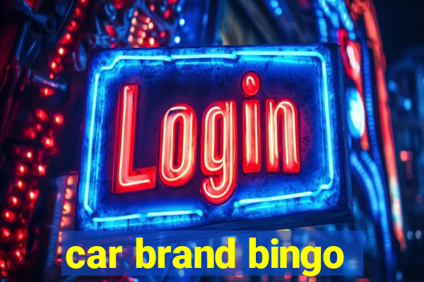 car brand bingo